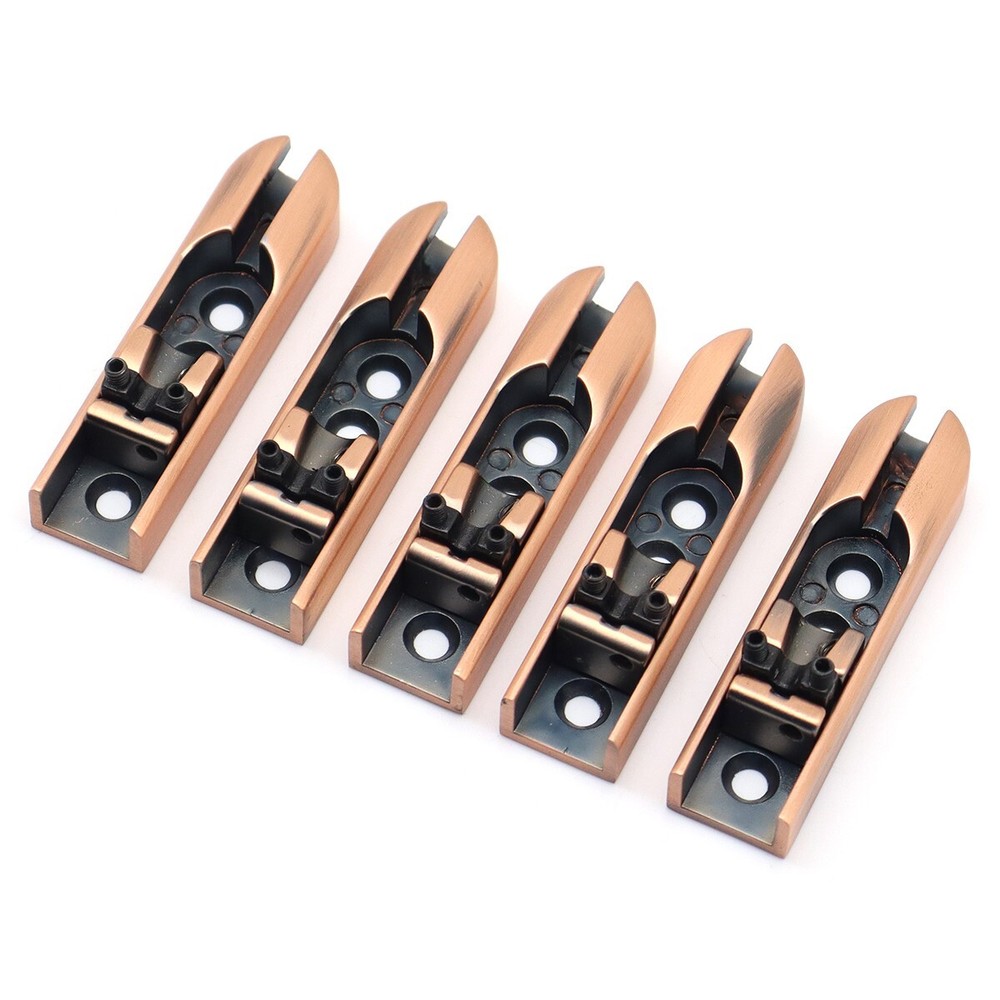 5 Strings Bass Guitar Bridge Individual Bridge Single String Bridge Red Copper