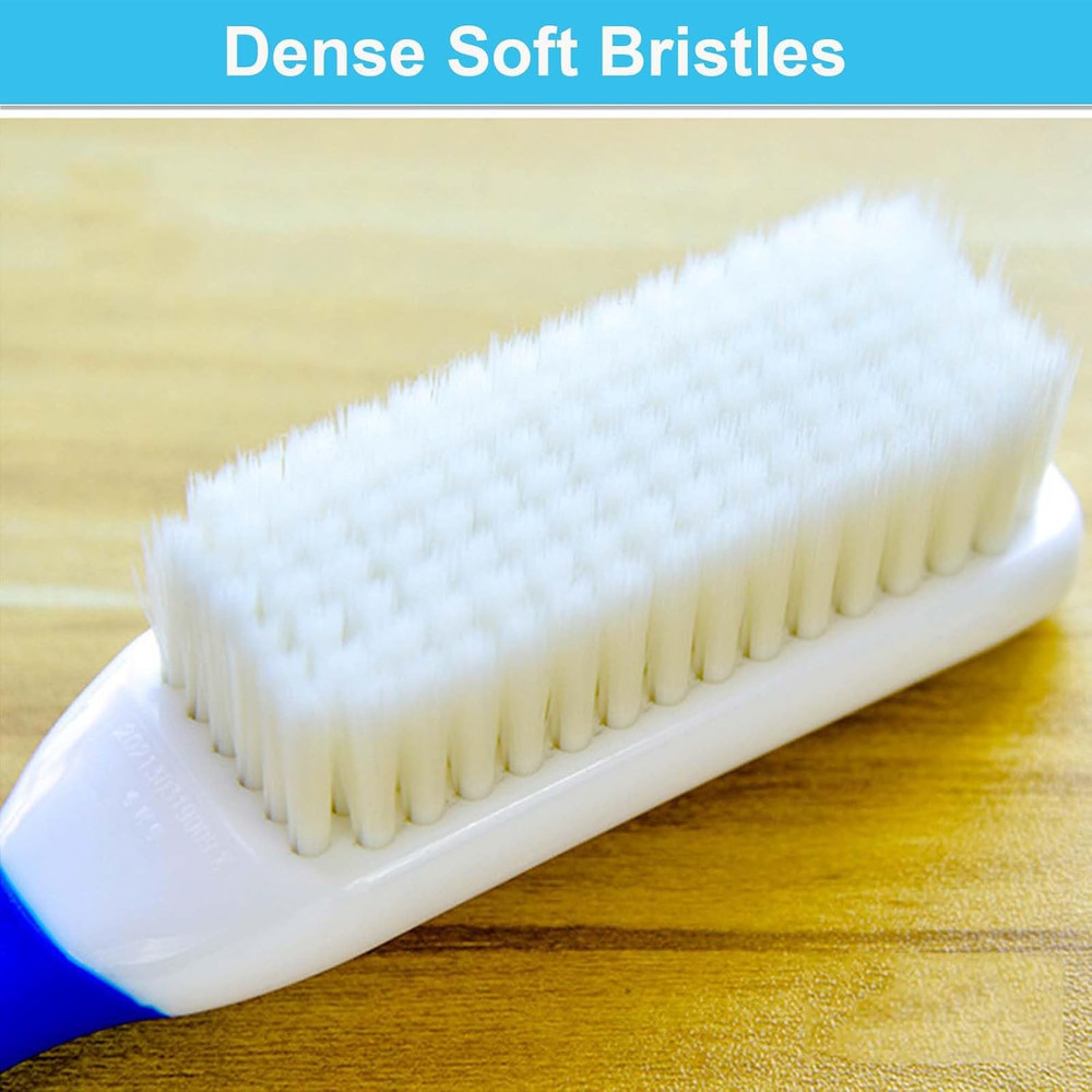 3 Pack Laundry Scrub Brush Shoe Laundry Stain Brush with Long Handle Very Sof...