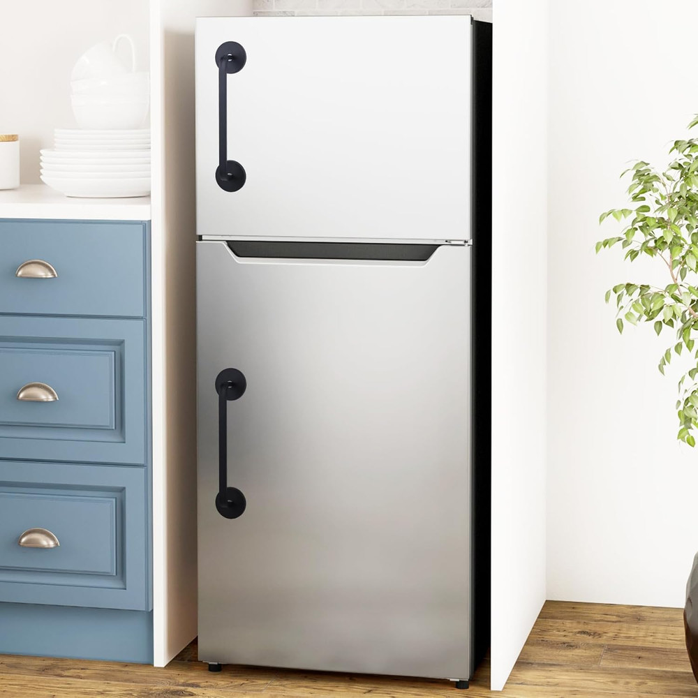 Magnetic Refrigerator Door Handle 2 Pack - Super Strong Pull Handle Set