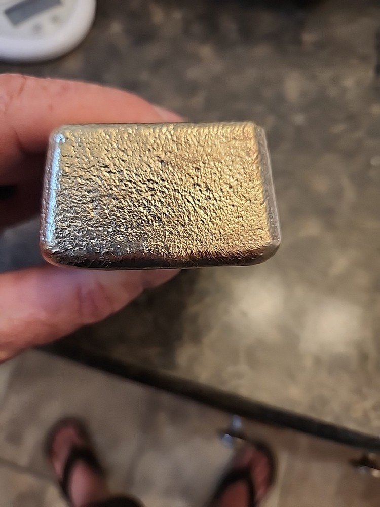 4.7 Lbs Hand Poured Brass Bar