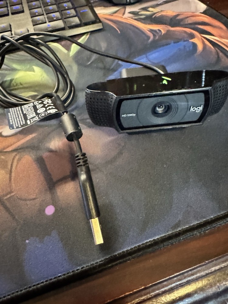 Logitech 1080p HD USB Web camera - Black