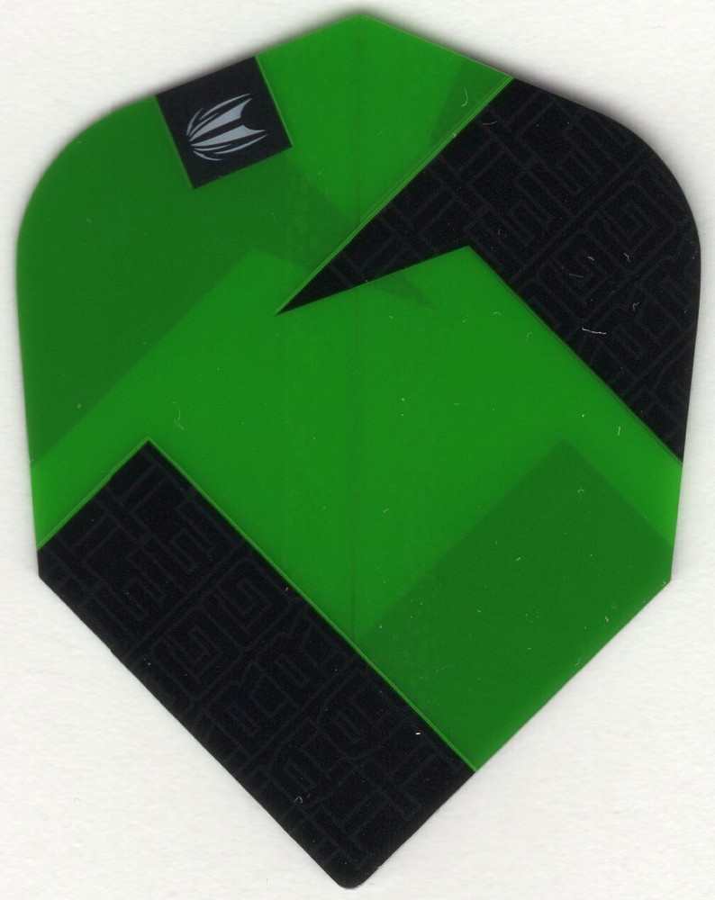 GREEN - Mini Standard Target Dart Flights: 3 per set
