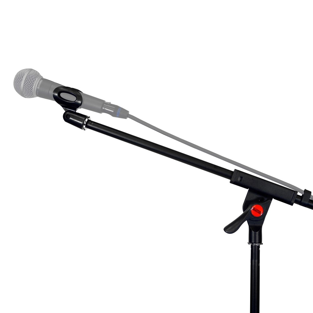 Microphone Boom Stand Mic Clip Holder Studio Adjustable Foldable Tripod w Case