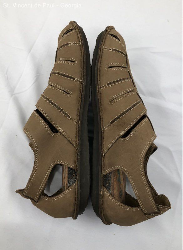 Geekol Brown Solid Strappy Sandal Men
