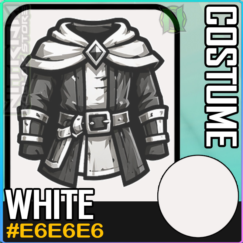 World Zero WZ - COSMETICS - #E6E6E6 (WHITE) - COSTUME