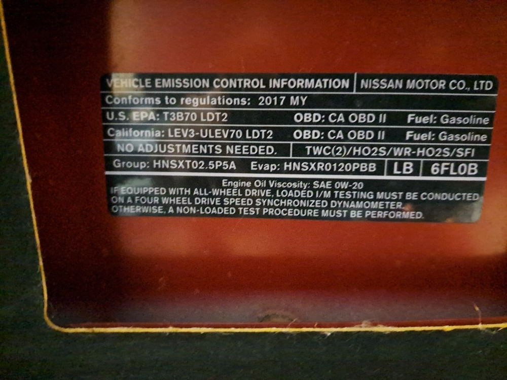 Rh Passenger Side 2017 Rogue Camera/Projector Sku#4354719