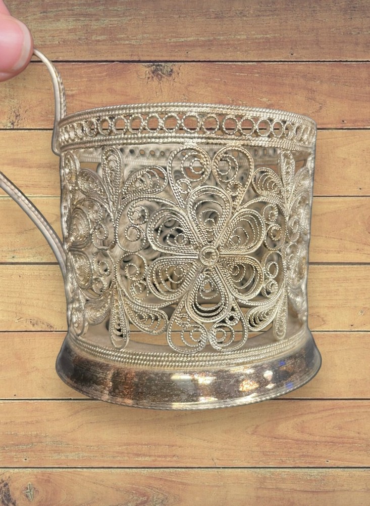 Silverplate Russian Cup Holders