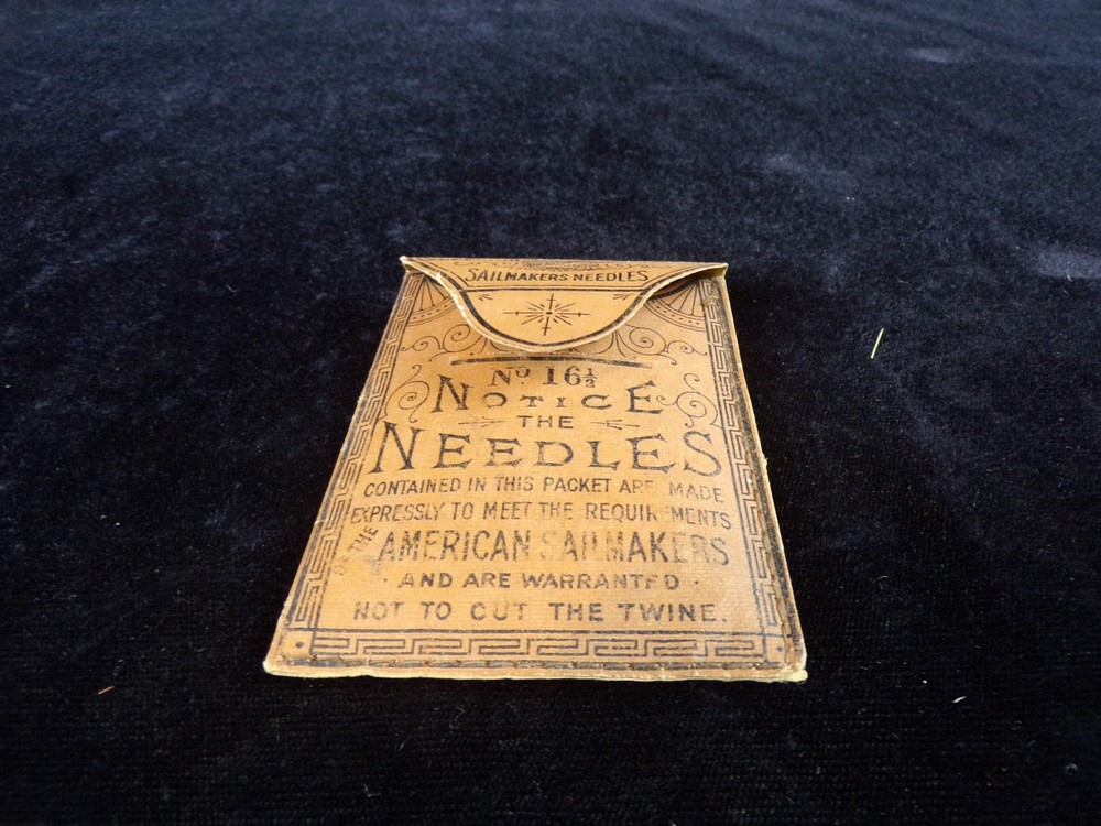 Sail Makers Needles Book with Needles, W. Smith & Son