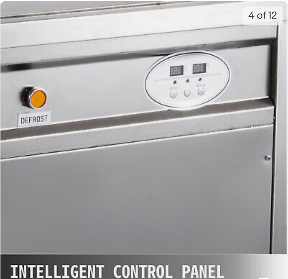fried ice cream machine stainless steel 
