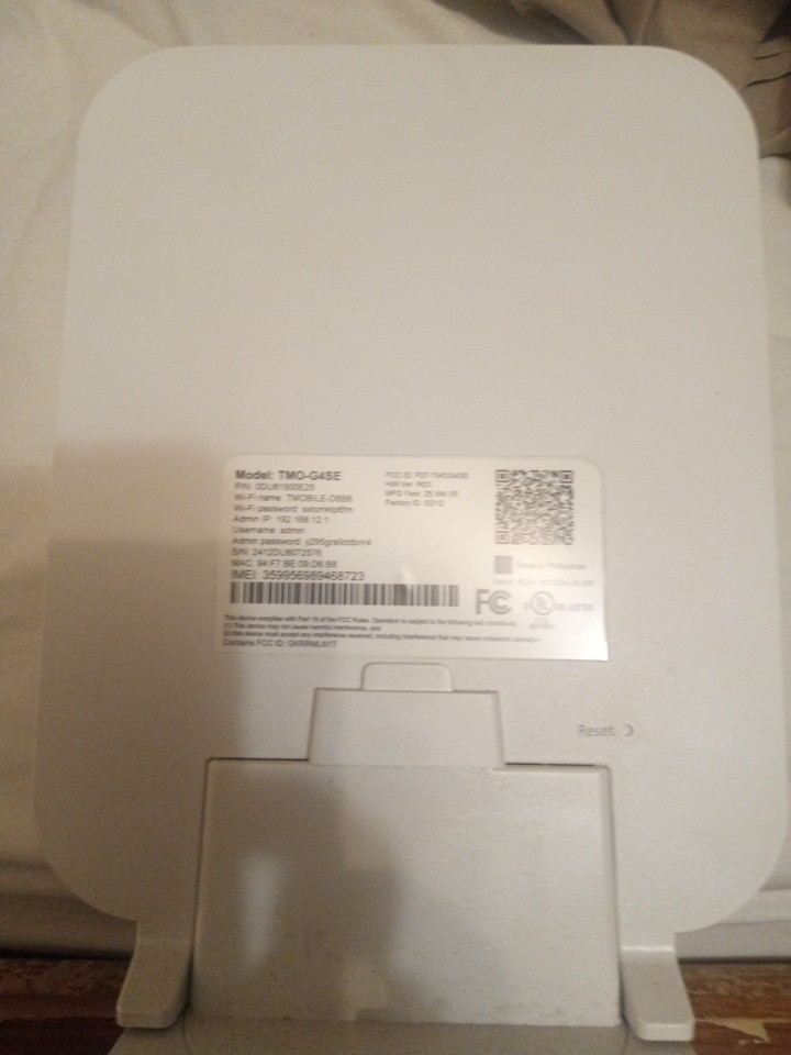 T-mobile TMO-G4AR And Internet WiFi Mesh Access Point