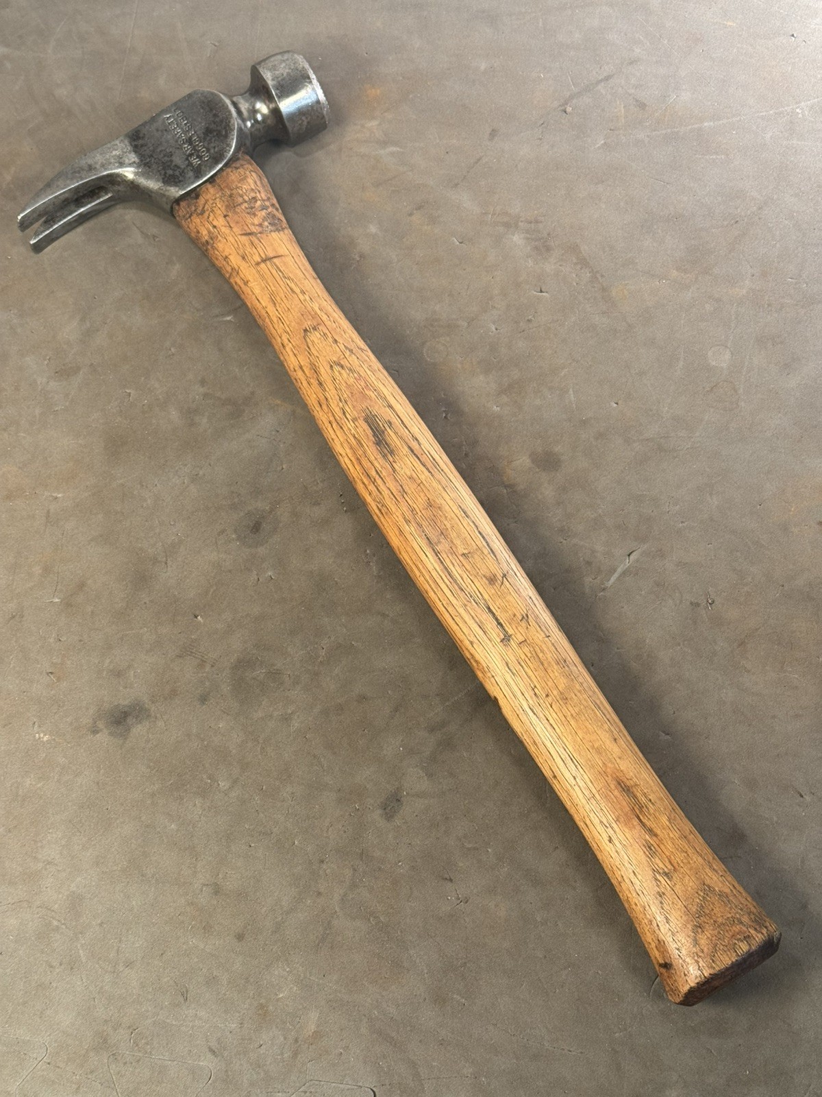 Beautiful Dalluge 21 Straight Claw Hammer Original Handle California Framer