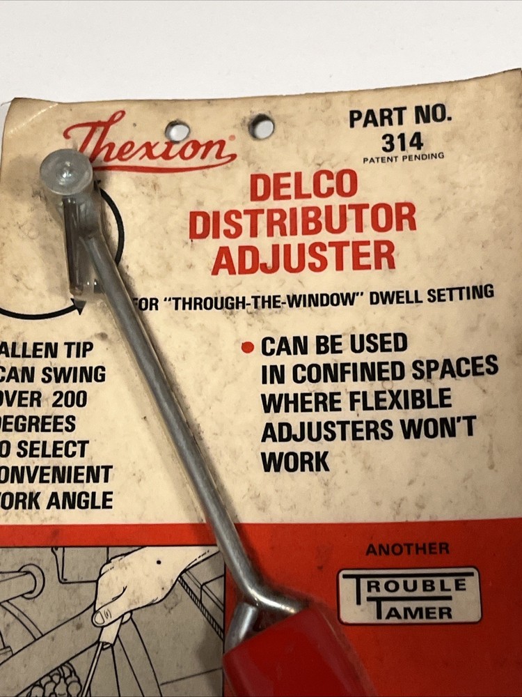 Thexton Delco Distributor Adjuster Tool 314 Vintage Ignition Timing Engine Use