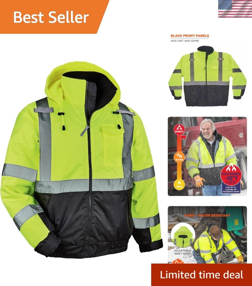 Hi Vis Bomber Safety Jacket