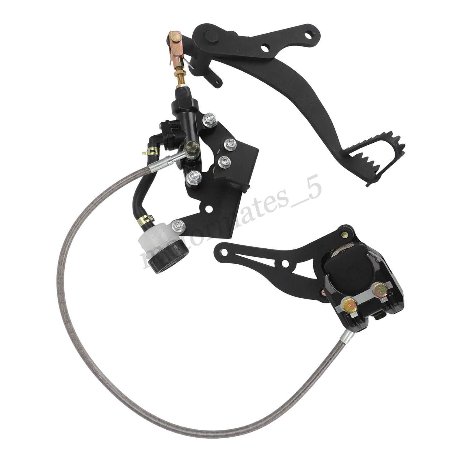 For 88-02 Yamaha Blaster YFS 200 Rear Hydraulic Brake Kit Braided Stainless Line