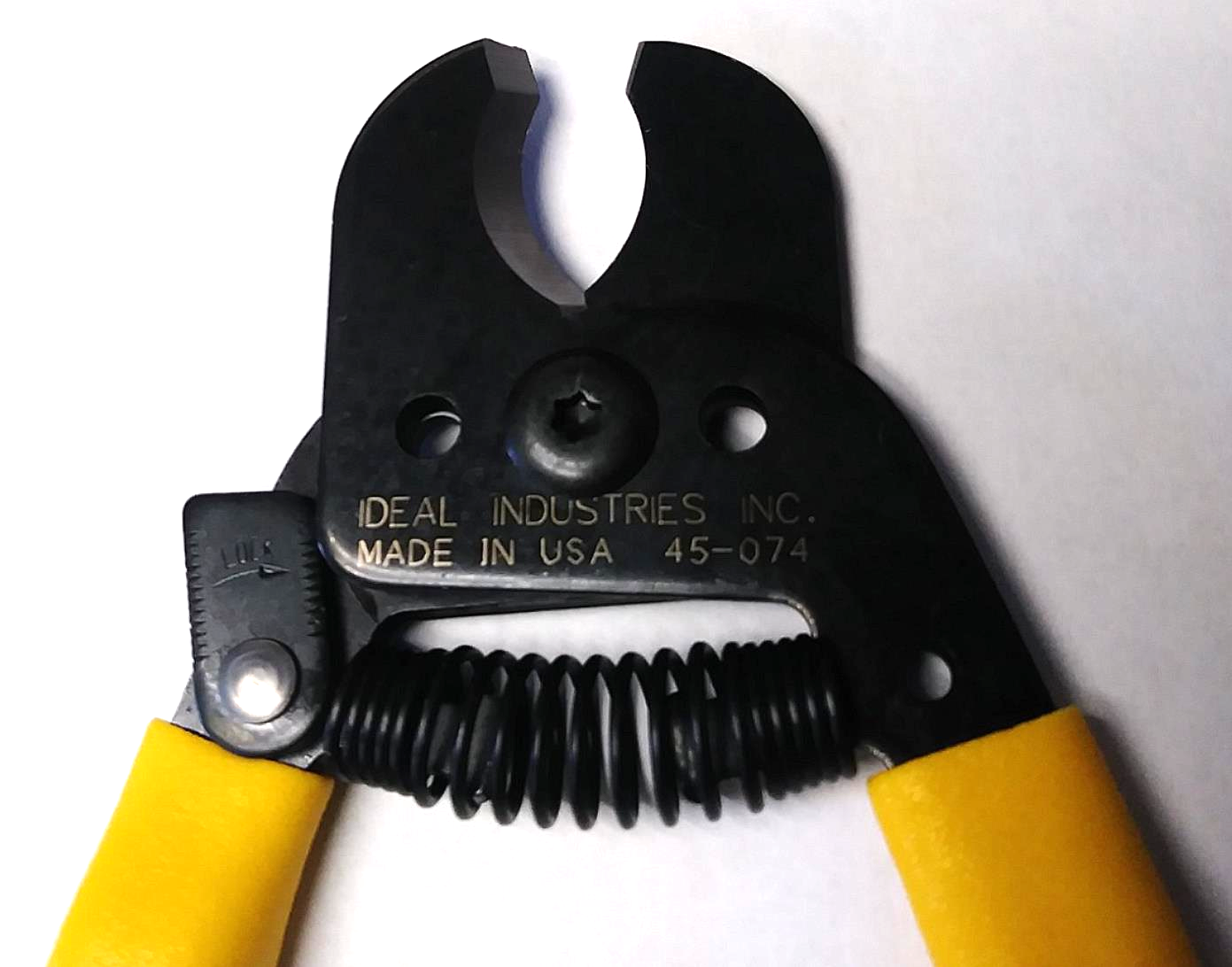 Ideal Model 45-074 Data T Cable Cutter Professional Wire Cutters USA