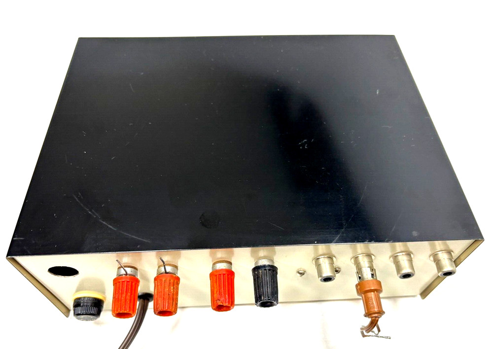 Vintage Amplifier ??? w Mouser Transformer 6 Knobs & 3 Toggle Switches Pristine