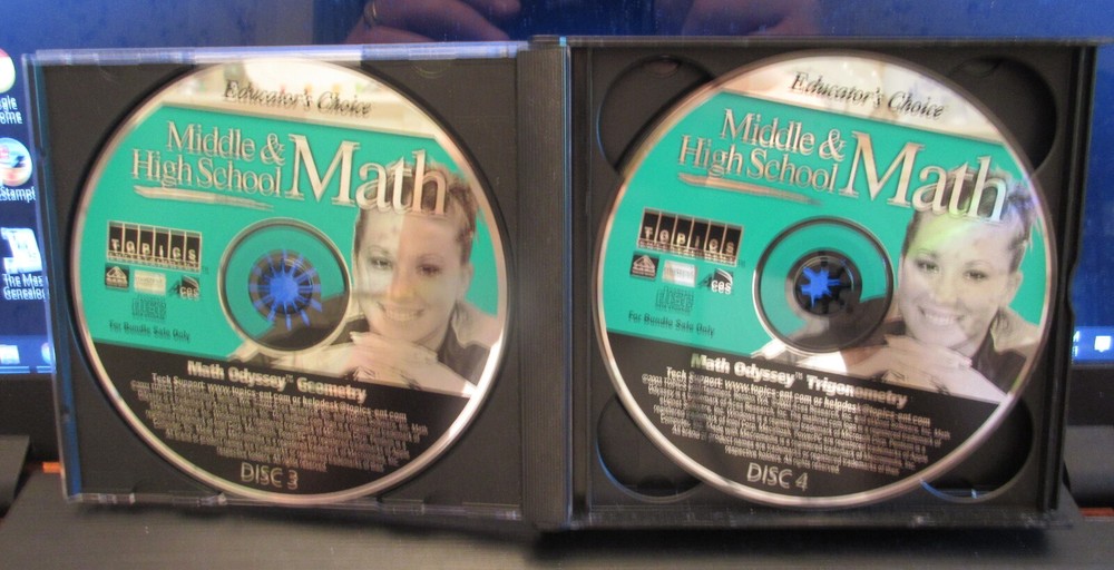 Educator's Choice "Middle & High School Math" Windows systems (6 Discs)