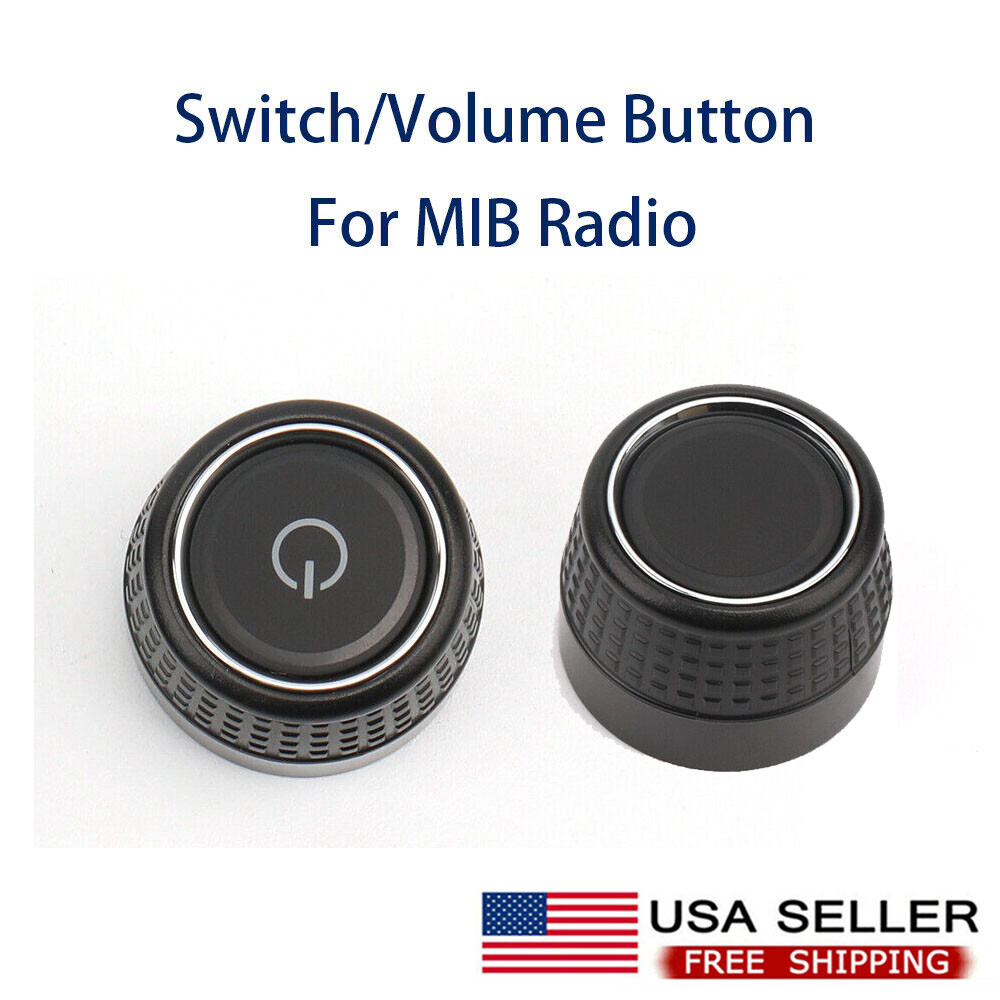 Left & Right Auto Radio Knob Button Turn Knob for VW RCD360 RCD440 RCD410 280C