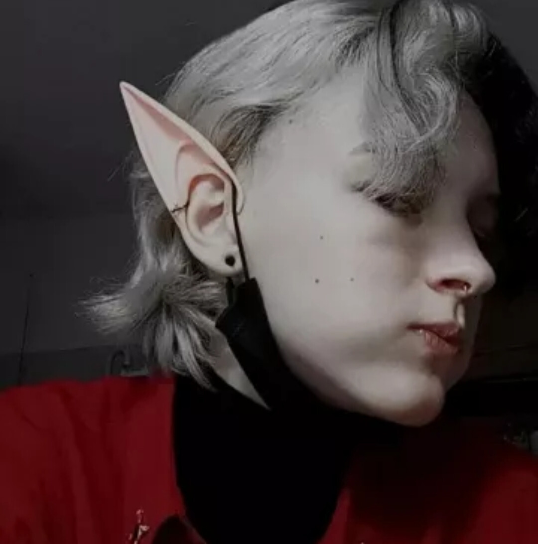 Elf Ears Fairy Cosplay Prosthetic Pair Tan Pale Brown New