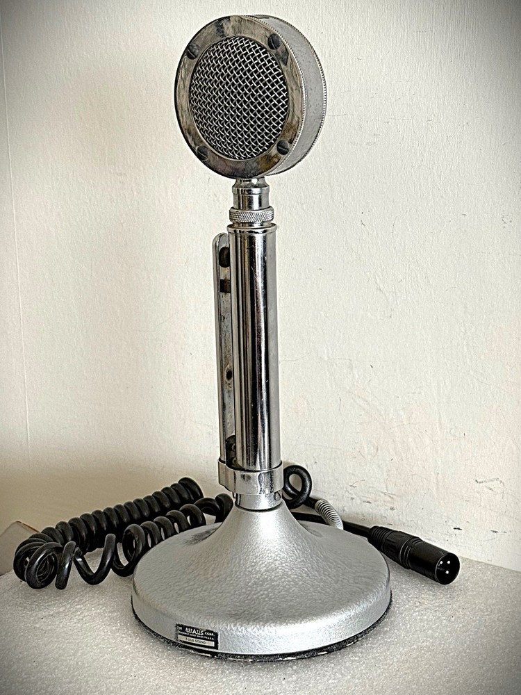 Vintage 1940's Astatic D-104 Dynamic Microphone-modified, working great (d3)