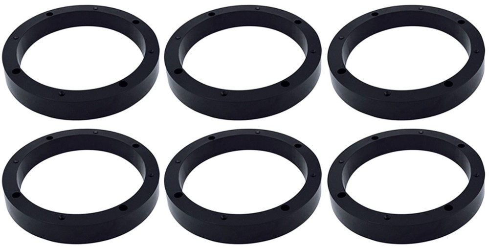 3 Pair 8" ABS Plastic Speaker Spacer Rings Subwoofer Custom Mounting Adapter
