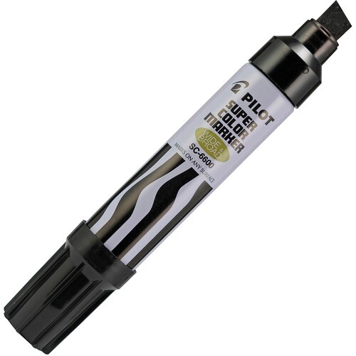 43100 Pilot Jumbo Permanent Markers Chisel Point, Black, 1 each