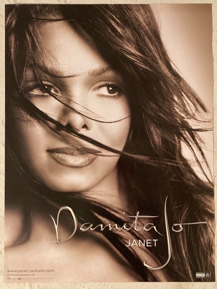 Janet Jackson 2004 Promo Poster Damita Jo