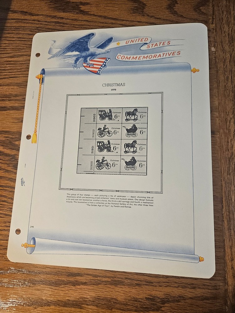 White Ace Binder Postage Stamps Of The United States Pages 233 thru 248