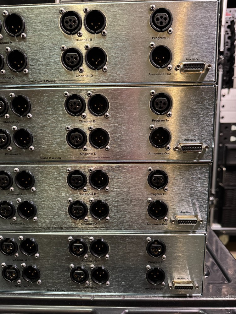 HME ClearCom 4-CH Remote Base Station Encore RM-704 Rack Mount Intercom System