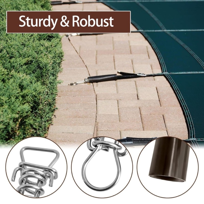 Reinforced Pool Winter Cover Spring Plug Sleeve for Reliability Pool Protecting
