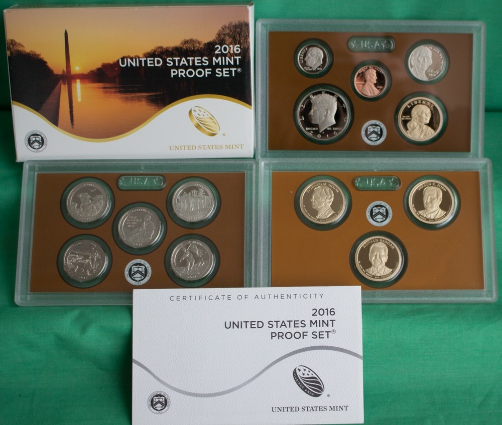 2010 thru 2019 Run Ten Clad Proof Sets Complete as issued by US Mint