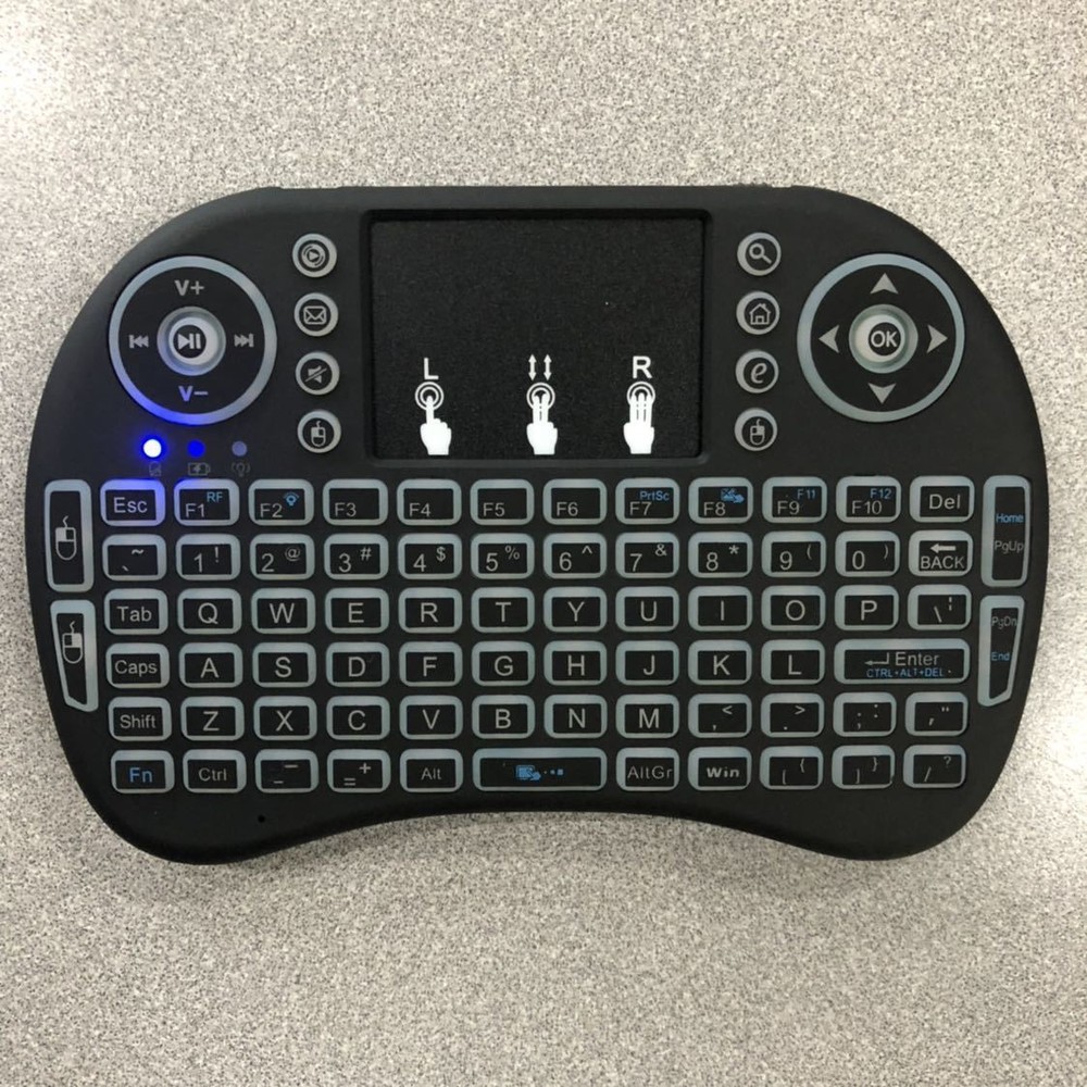 Mini Wireless Keyboard Remote Touchpad 2.4GHz Smart TV Android TV Box PC Backlit