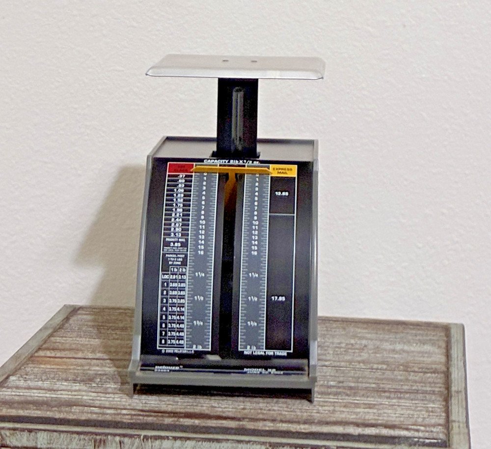 2002 US postage scale Pelouze Scale Co. Model X2