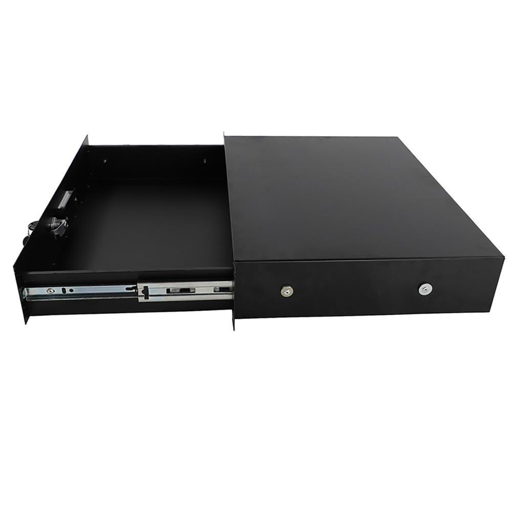 19" Rack Mount 2U Locking Drawer Audio DJ Server Rack Cabinet