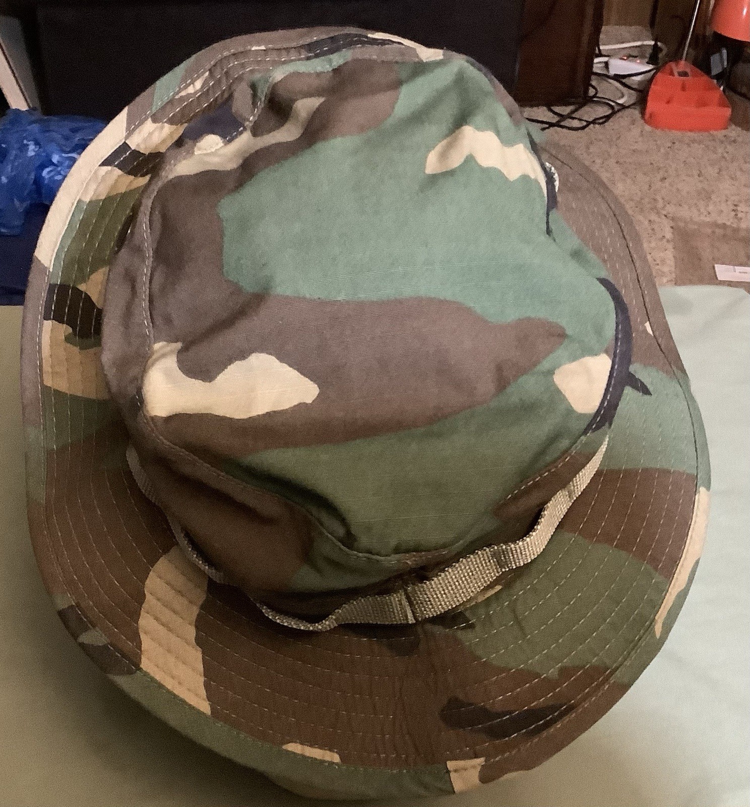U.S. MILITARY ISSUE VIETNAM WAR ERA JUNGLE HAT: 6 7/8 + 1980’s U.S. JUNGLE HAT