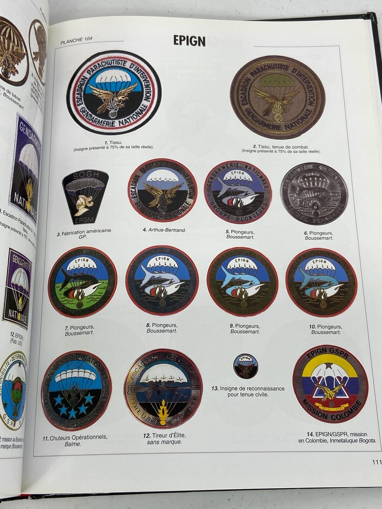 French Airborne Troops Wings And Insignia Reference Book