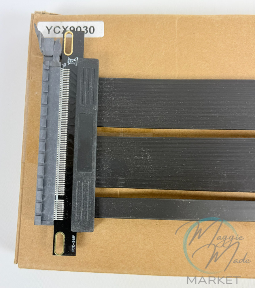 New PCIe 4.0 x16 Riser Cable 30cm GPU Extension Vertical Mount