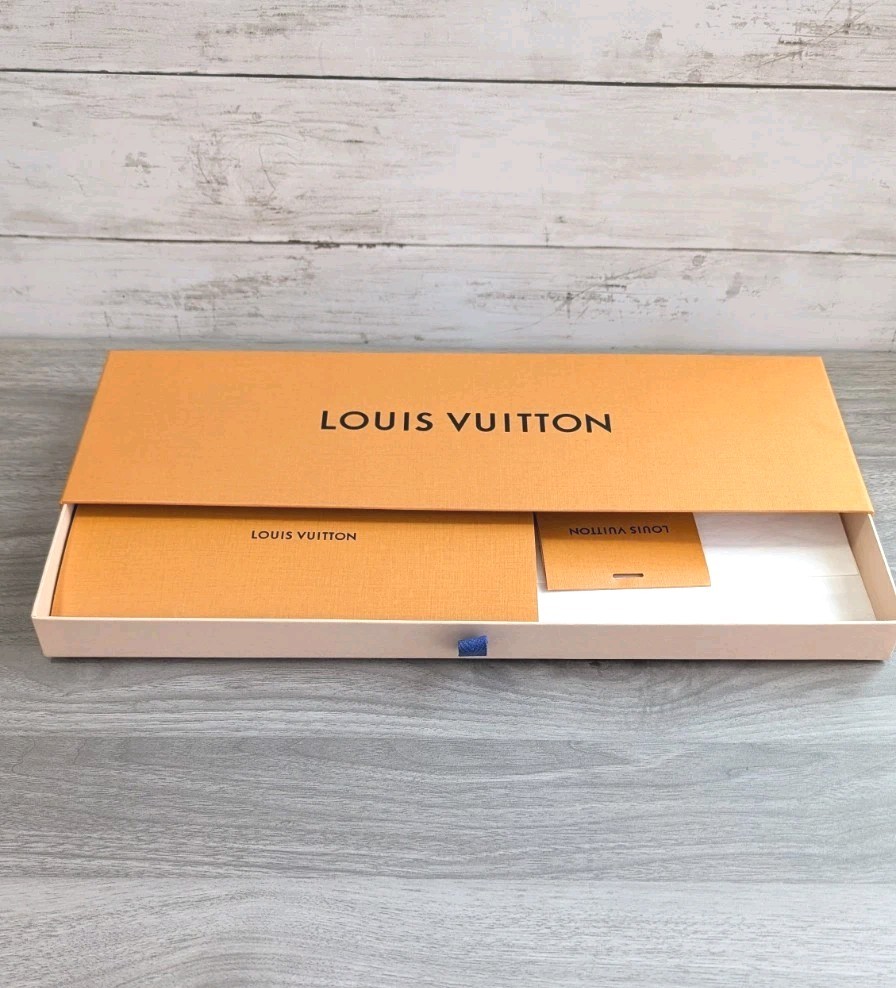 LOUIS VUITTON Empty Box Slide Drawer Pull Out Storage Gift Box 15x4.5x1.5