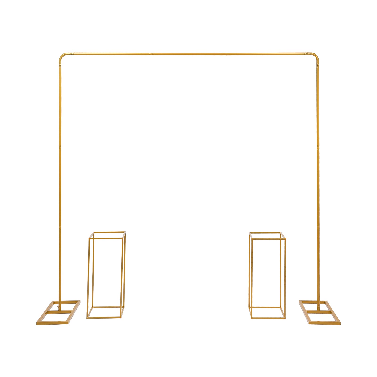 Gold Metal Wedding Stand Balloon Stand with Flower Stands Background Decoration