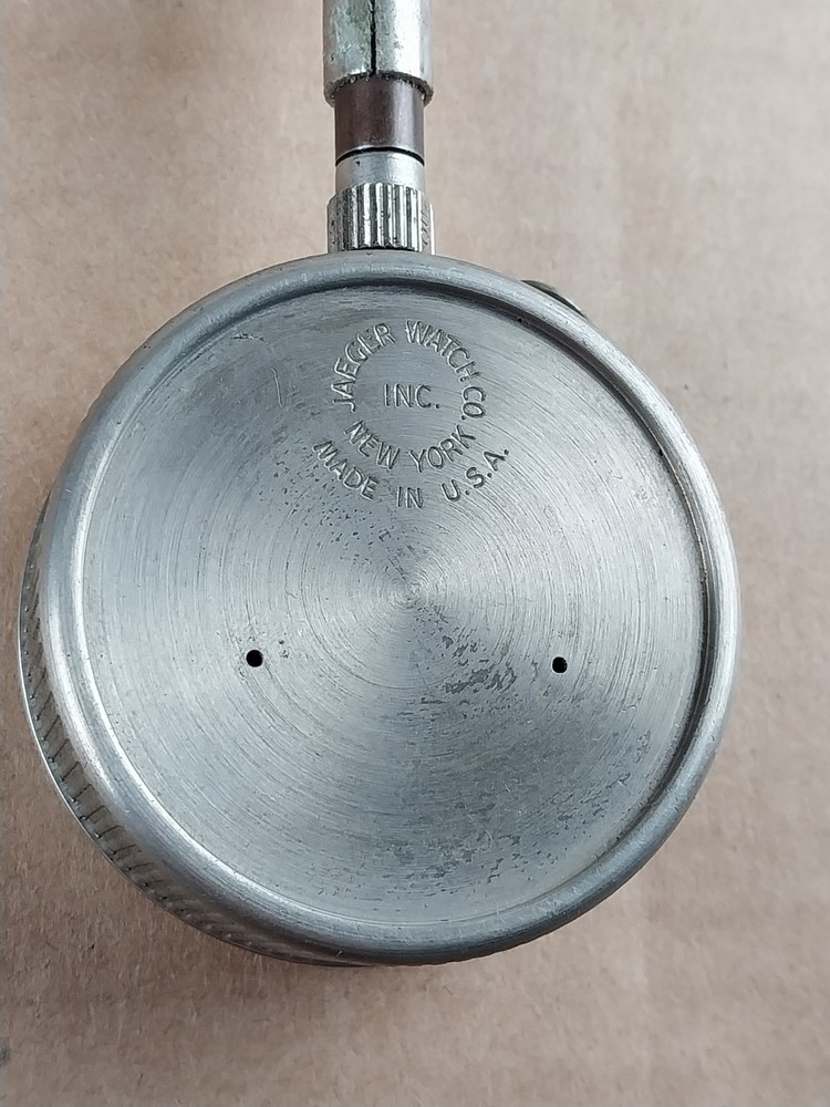 Vintage Jaeger Watch Co Tachometer Disk Speed Indicator