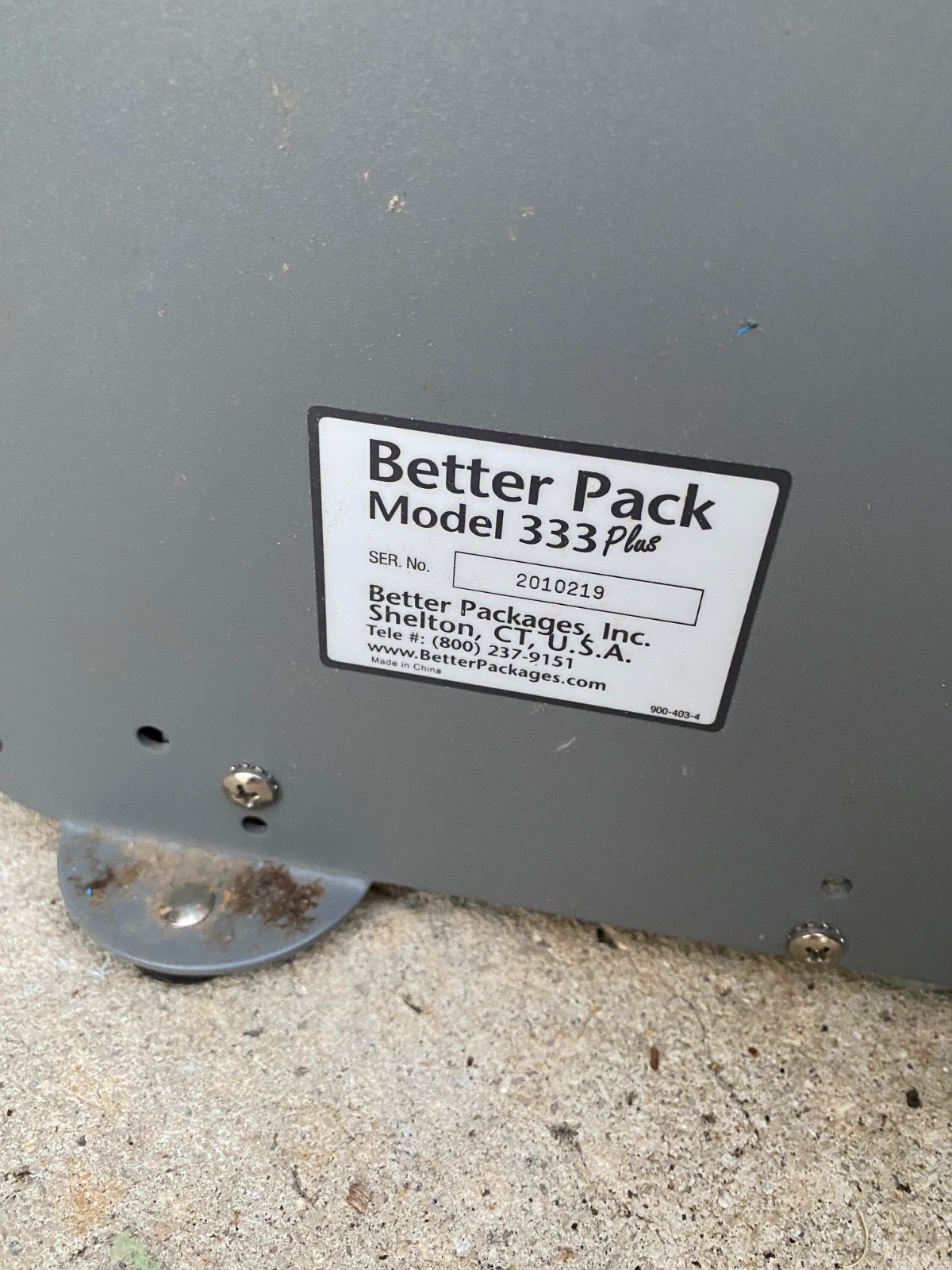 Better Pack 333 Plus Manual Gummed Tape Dispenser Excellent Used Condition