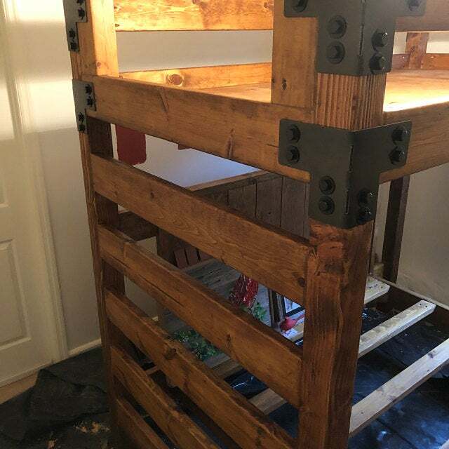 PostHugger™ Brackets For 6 x 6 Posts - Heavy Duty Shop Table Pergola - USA Made