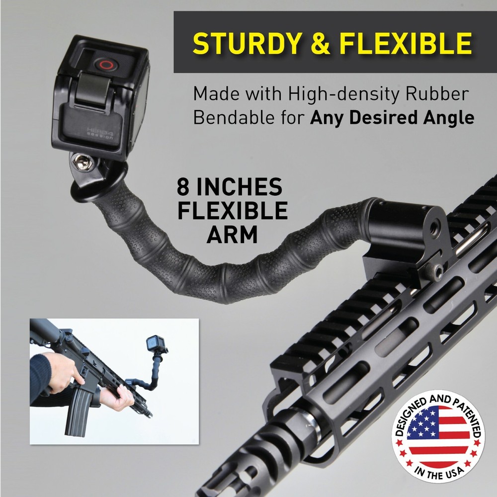Stinger Python Camera Arm with GoPro Mount Compatible with Gopro, Action Camera