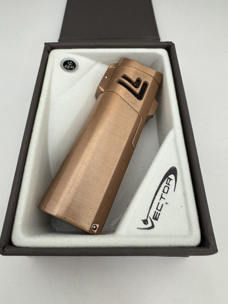 Vector Caliper - Single Large Jet Flame Torch Lighter - Copper - New