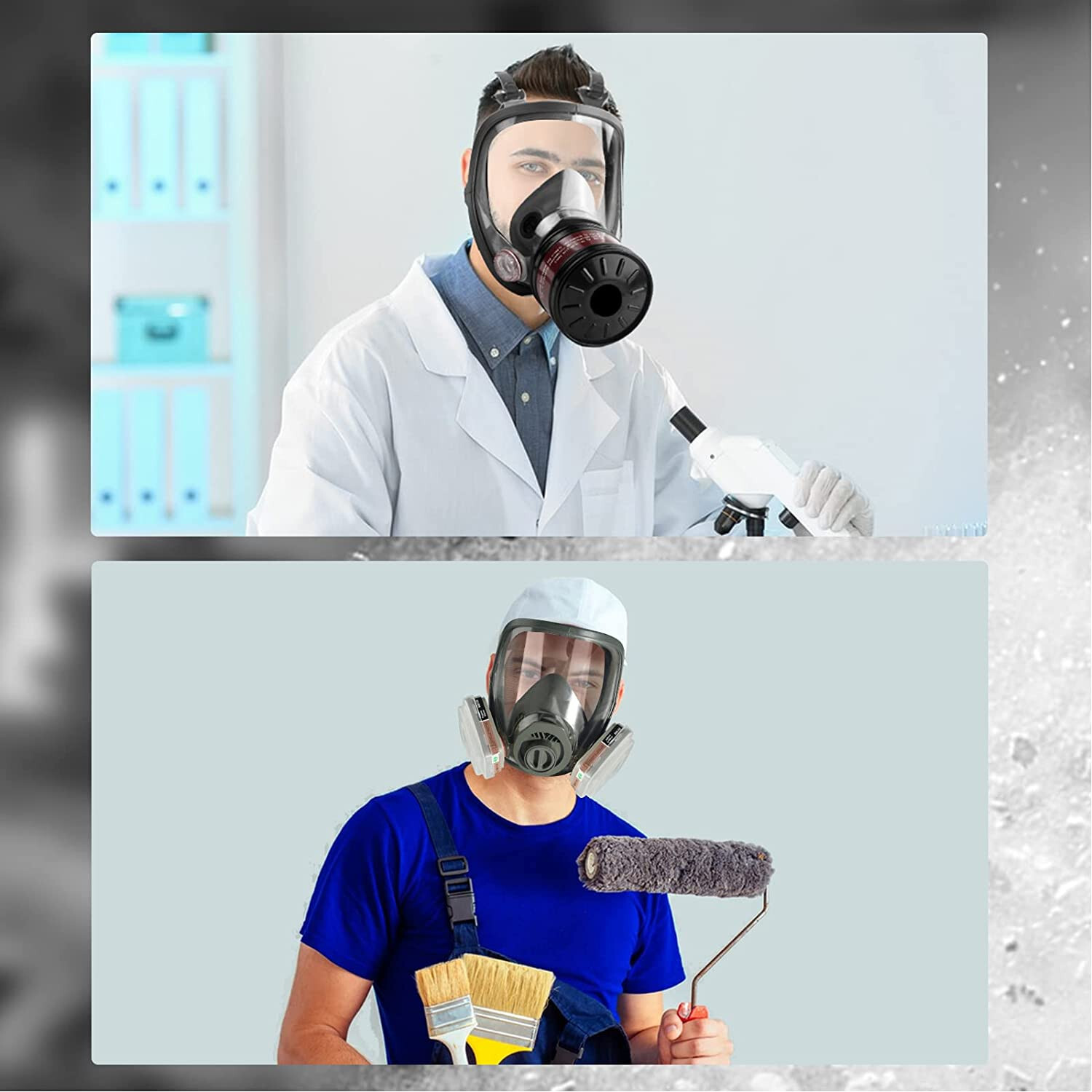 Gas Masks Survival Nuclear and Chemical Mask with 40Mm Activated Carbon