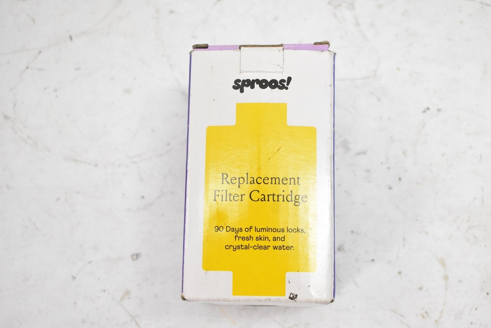 Sproos! Replacement Filter Cartridge Clear Plastic Shower Filter For Handheld