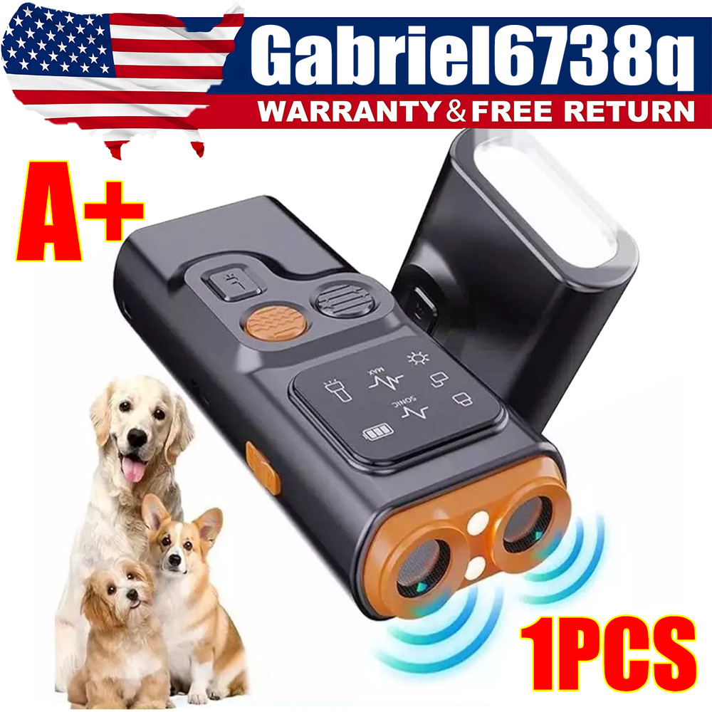 Bark Guard for Dogs,Dog Bark Deterrent Device with HD Display or LED Flashlight