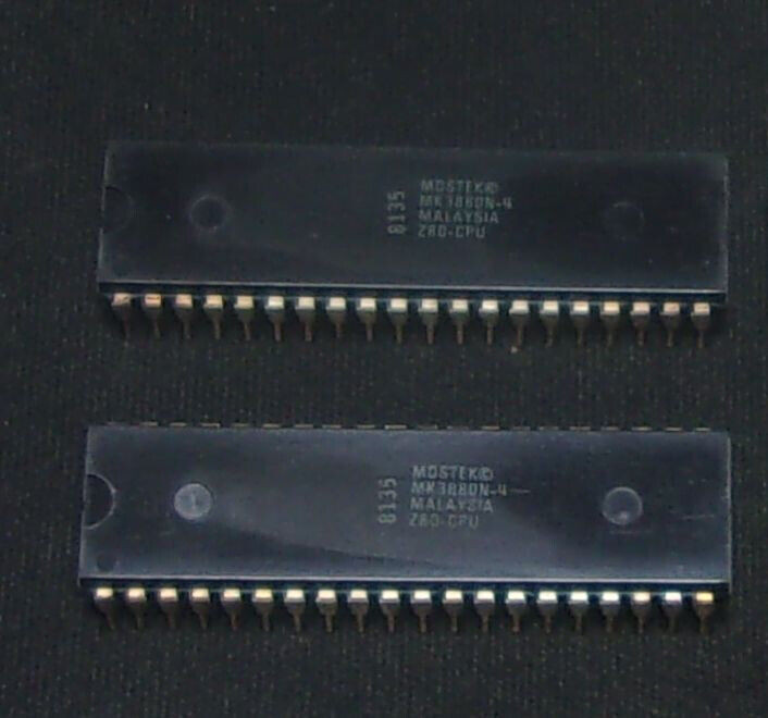 Mostek MK3880N 40 Pin IC CPU Z80 Processor NOS