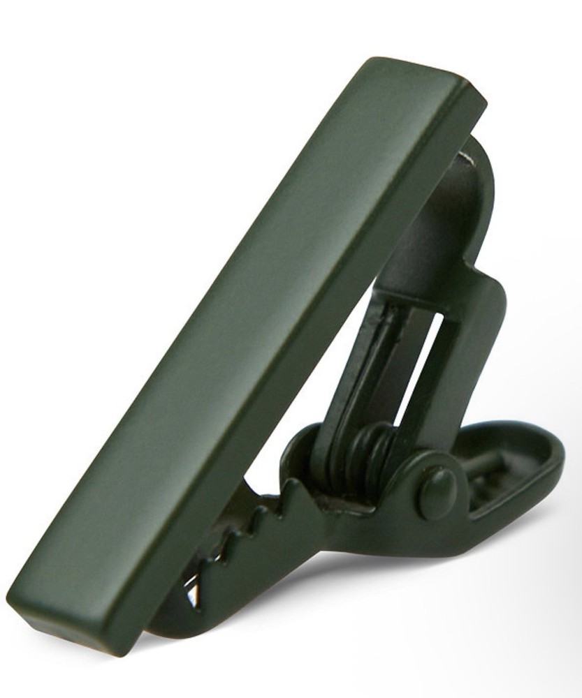 Construct Men's Solid Ivy Quartz 1" Tie Bar (Ivy Green)