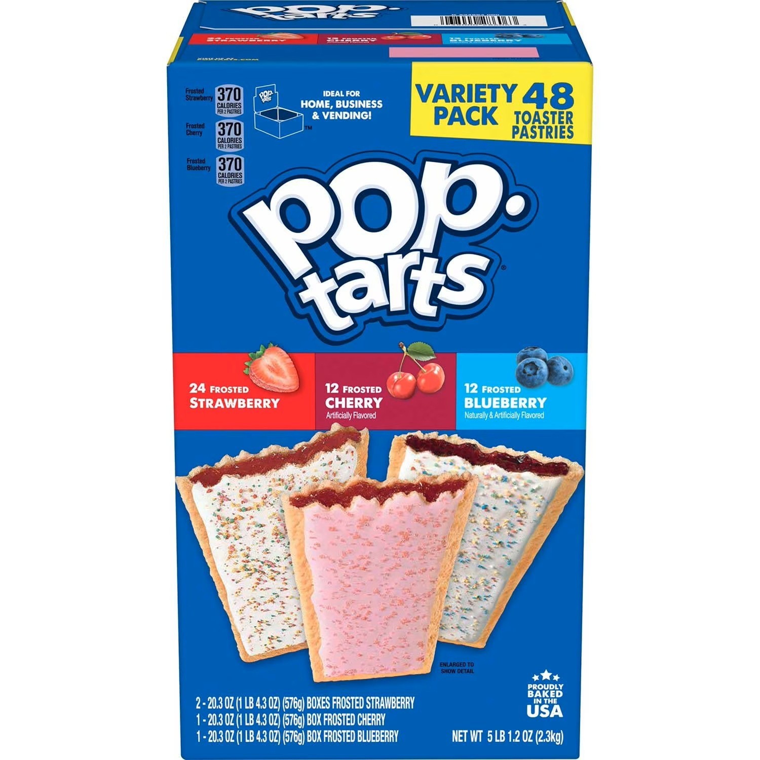 Pop-Tarts Frosted Variety Pack 48 ct Free Shipping